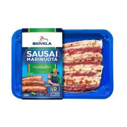 Saus.marin.kiaul. šoninės kepsneliai BIOVELA,BRAZILIŠKI, 300 g