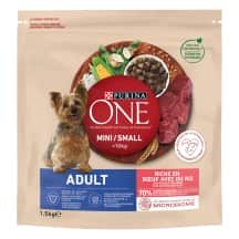 S.ėd.suaug.šun. PURINA ONE MINI su jaut., 1.5 kg