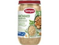 SEMPER troškinys su daržovėmis, žuvimi ir žirneliais, nuo 12mėn., 235 g