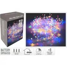 Sid. vielos girlianda, 100 LED, įv., CH26