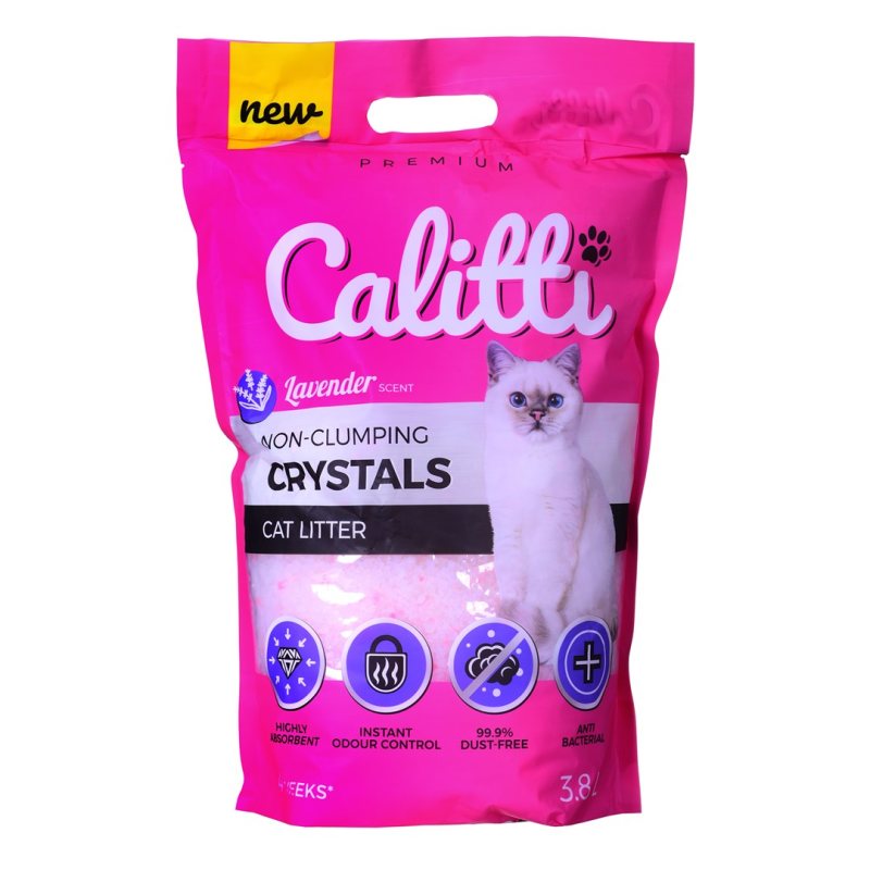 Silikoninis kraikas Calitti Crystal Lavender, 3.8 l