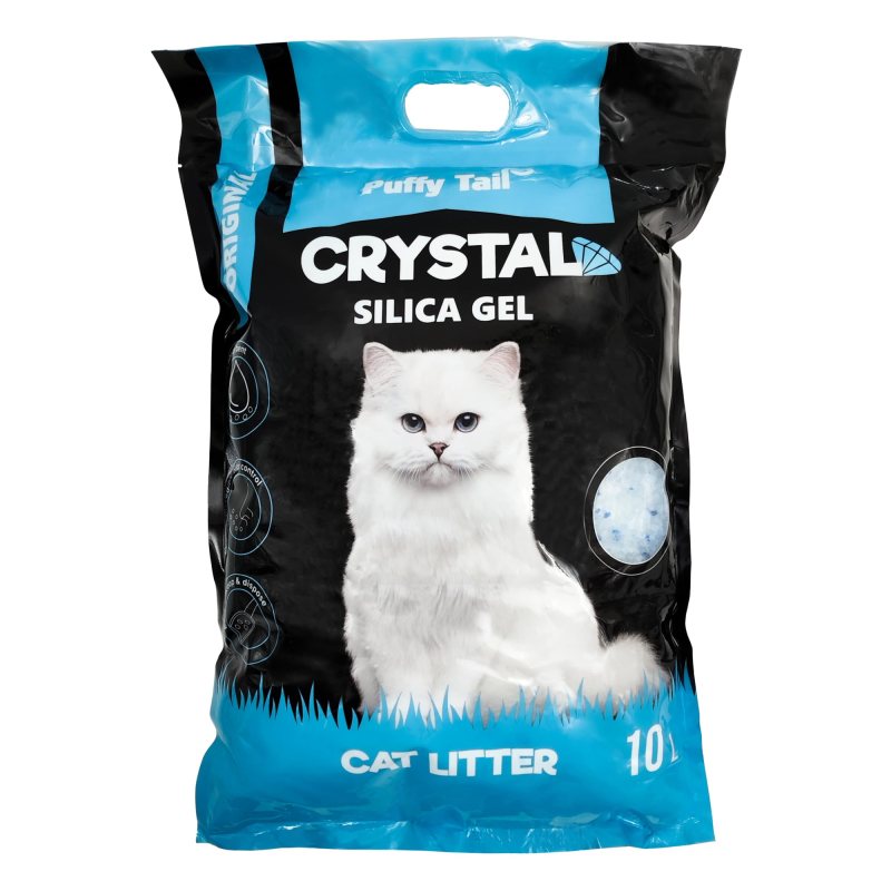 Silikoninis kraikas katėms PUFFY TAIL, 10 l