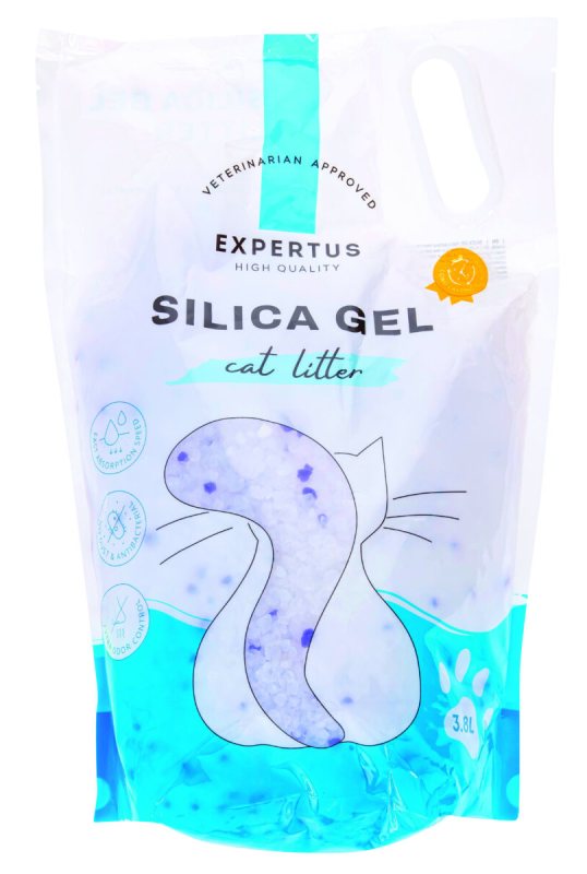 Silikoninis kraikas katėms SILICA GEL, 3.8 l