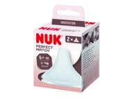 Silikoninis žindukas NUK PERFECT MATCH L;, 6+ mėn., 2 vnt