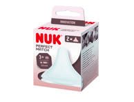Silikoninis žindukas NUK PERFECT MATCH M;, 3+ mėn., 2 vnt