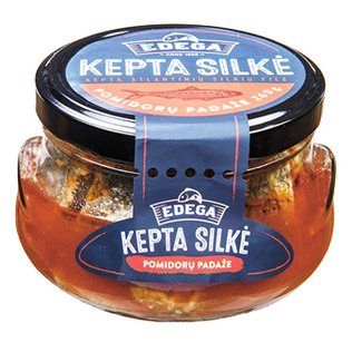 Silkių filė EDEGA kepta su pomidor. padažu, 260 g