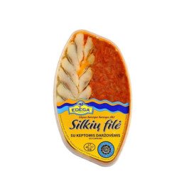 Silkių filė EDEGA su keptomis daržovėmis, 200 g