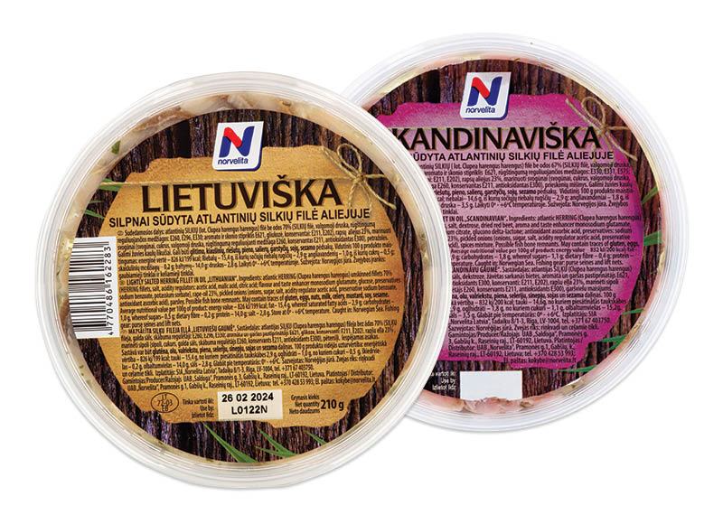 Silkių filė NORVELITA, 200 g