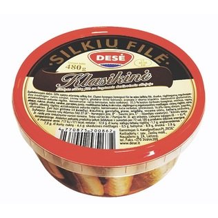 Silkių filė su kept. daržovėmis KLASIKINĖ DESĖ, 480 g