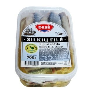 Silpn. sūd. silkių filė aliej. DESĖ, 700 g
