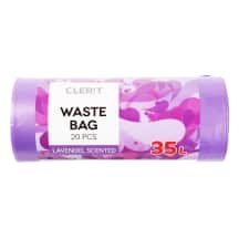 Šiukšlių maišai, arom. CLERIT, 20 vnt., 35 l