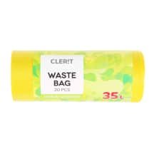 Šiukšlių maišai, aromat. CLERIT, 20 vnt, 35 l