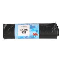 Šiukšlių maišai CLERIT, 15 vnt., 60 l