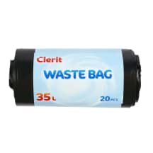 Šiukšlių maišai CLERIT, 20 vnt., 35 l