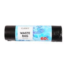 Šiukšlių maišai CLERIT, 20 vnt., 60 l
