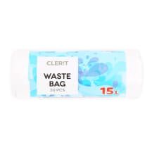 Šiukšlių maišai CLERIT, 30 vnt., 15 l