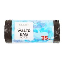 Šiukšlių maišai CLERIT, 50 vnt., 35 l