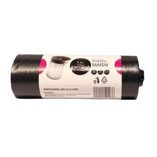 Šiukšlių maišai ESU PRAKTIŠKAS, × 15 vnt./pak., 35 l
