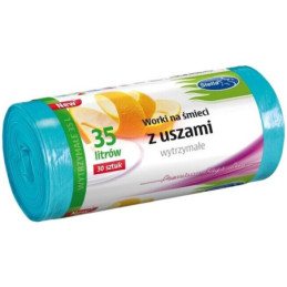 Šiukšlių maišai STELLA, lengvai užrišami, 30 vnt, 35 l