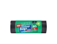 Šiukšlių maišai su rankenėlėmis, HOME EXPERT, / 10 vnt, 30 m, 80 l