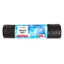 Šiukšlių maišai su virvele,10 vnt., 120 l