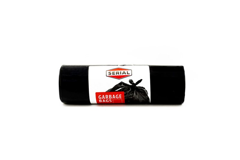 Šiukšlių maišai TRASH PANDA SERIAL STRONG, juodos sp., 35 mikr., 10 vnt., 100 l