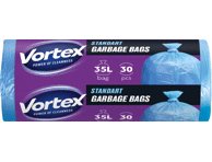 Šiukšlių maišai VORTEX BLUE, 30 vnt., 1 vnt., 35 l