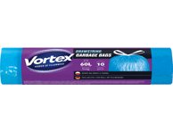 Šiukšlių maišai VORTEX DRAWSTR, 10 vnt., 1 vnt., 60 l