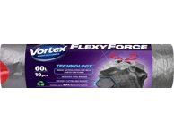 Šiukšlių maišai VORTEX FLEXY DRAWSTR, 10 vnt., 60 l
