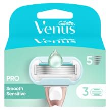 Sk. galvutės VENUS EXTRA SENSITIVE, 3 vnt