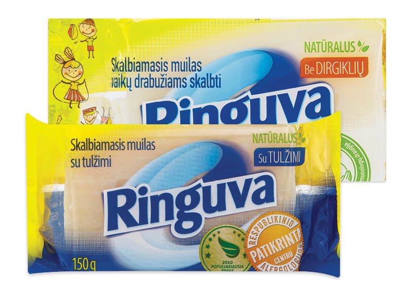 Skalbiamasis muilas RINGUVA, 150 g