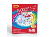 Skalbiamosios servetėlės BONUX COLOR SAFE, 20 vnt
