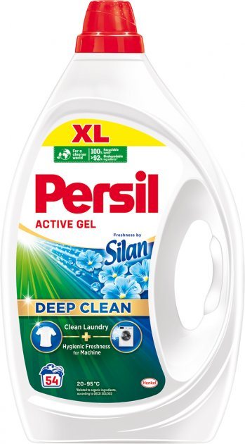 Skalbimo gelis PERSIL Freshness by Silan, 54 skalbimai, 2.43 l