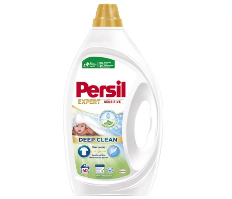 Skalbimo gelis PERSIL Sensitive, 40 skalbimų, 1.8 l