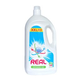 Skalbimo gelis REAL Universal, 4L, 100 skalb.