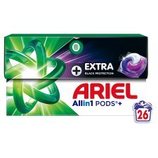 Skalbimo kapsulės ARIEL Black, 26 vnt