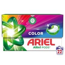 Skalbimo kapsulės ARIEL COLOR, 22 vnt