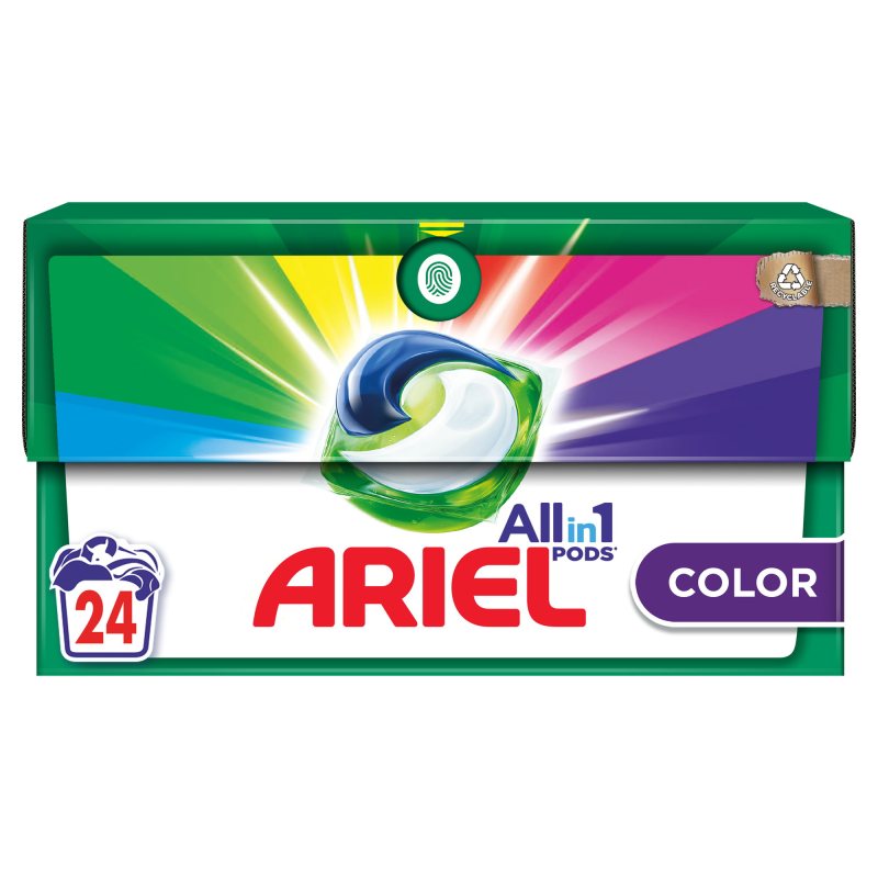 Skalbimo kapsulės ARIEL Color, 24 skalb.
