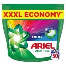Skalbimo kapsulės ARIEL COLOR, 50 vnt