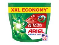 Skalbimo kapsulės ARIEL Extra Clean, 38 skalb.