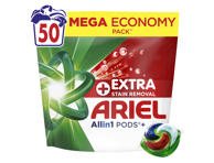 Skalbimo kapsulės ARIEL Extra Stain Removal, 50 skalbimų