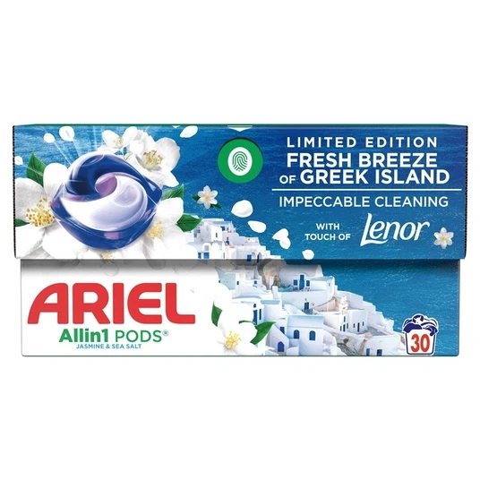 Skalbimo kapsulės ARIEL Fresh Breeze, 30 vnt