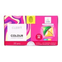 Skalbimo kapsulės CLERIT COLOR, 20 vnt