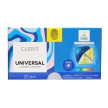 Skalbimo kapsulės CLERIT UNIVERSAL, 20 vnt