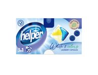 Skalbimo kapsulės HELPER WHITES+COLORS, 20 vnt., 20 vnt