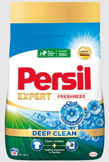 Skalbimo milteliai PERSIL Freshness Silan, 36 skalbimai, 1.98 kg