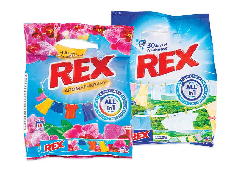 Skalbimo priemonėms REX