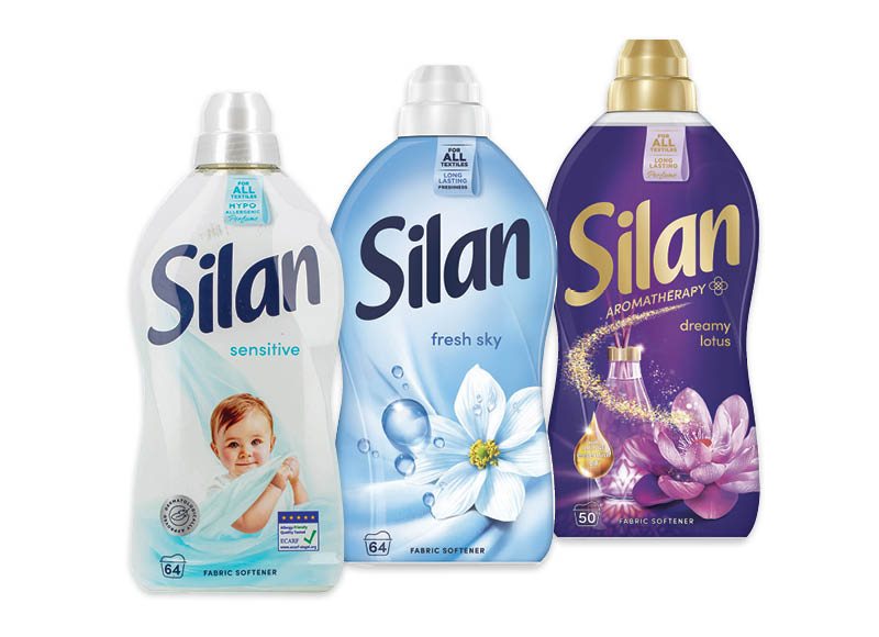 Skalbinių minkštiklis SILAN, 50 skalb.