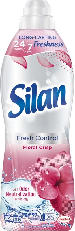 Skalbinių minkštiklis SILAN Floral Crisp, 35 skalbimai, 770 ml