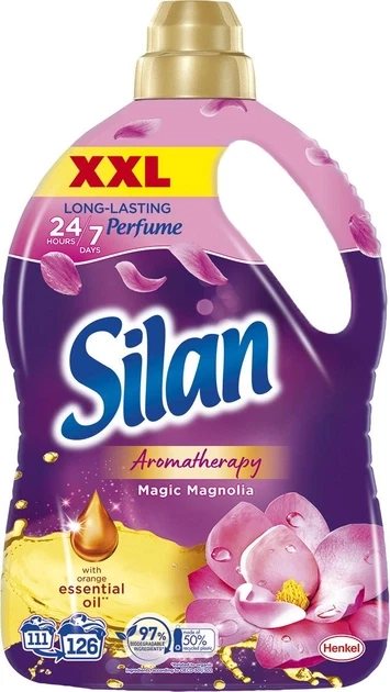 Skalbinių minkštiklis SILAN Magic Magnolia, 126 skalbimai, 2.772 l